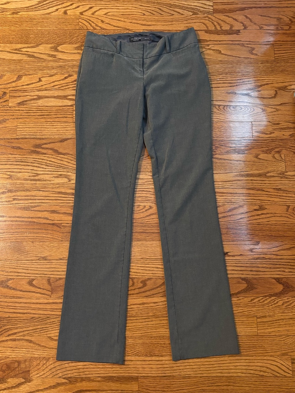 The Limited Collection Drew Fit Gray Dress Pants Trouser Women’s Size 4L Long